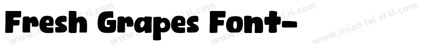 Fresh Grapes Font字体转换